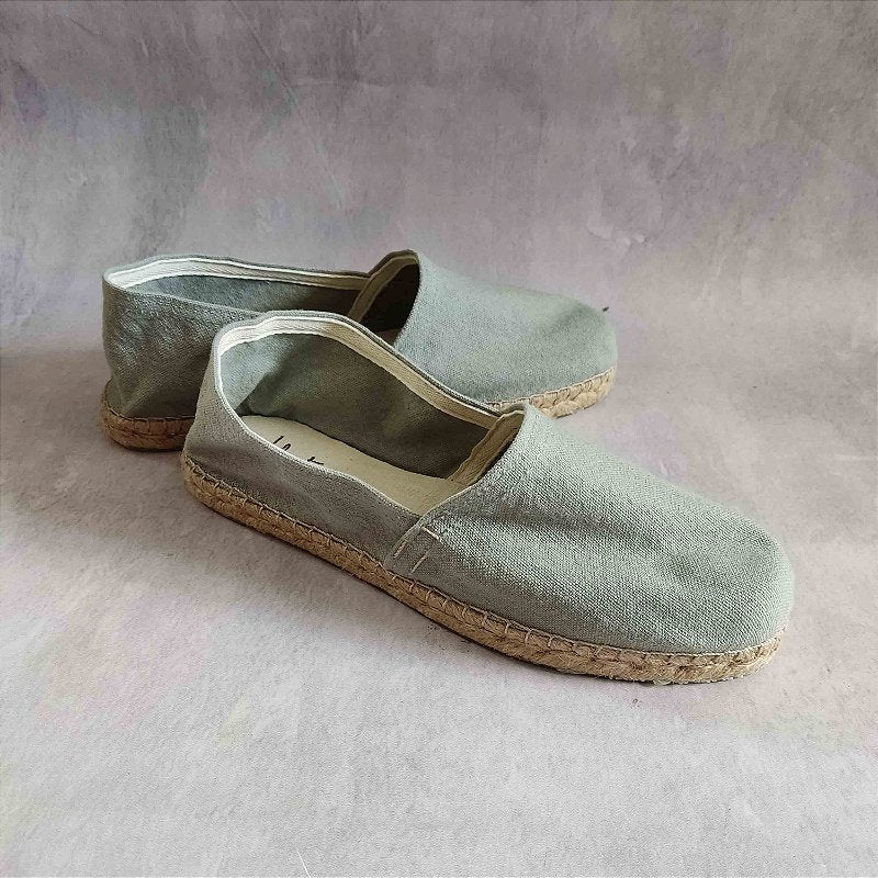 Unisex Traditional Espadrilles - Mint